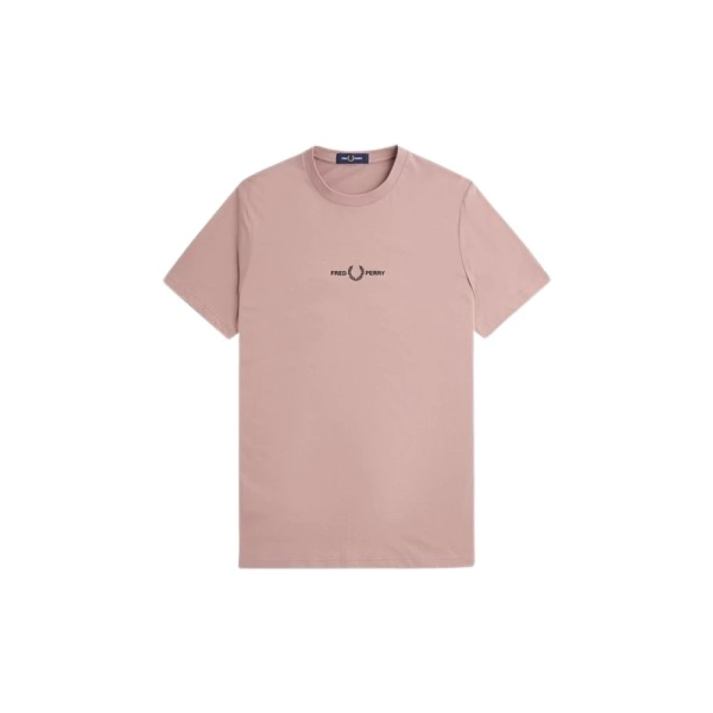 Fred Perry T-Shirts Pink Heren