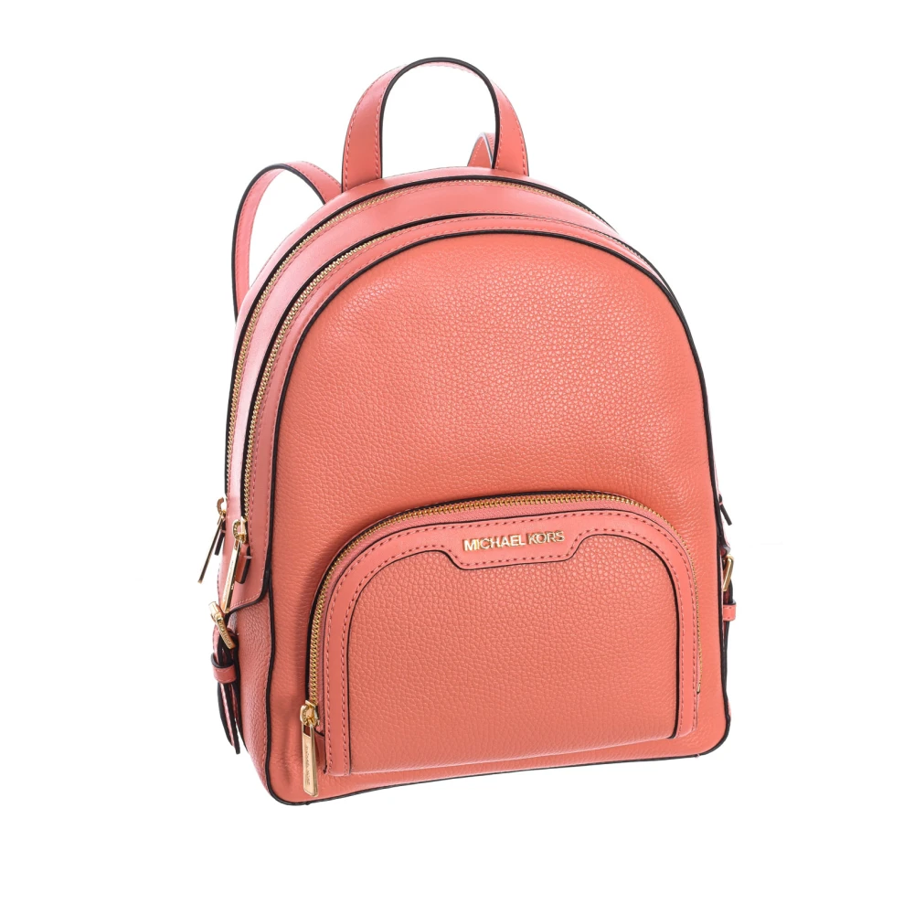 Michael Kors Women's Red Jaycee Leather Backpack - Backpacks - One Size - Bags