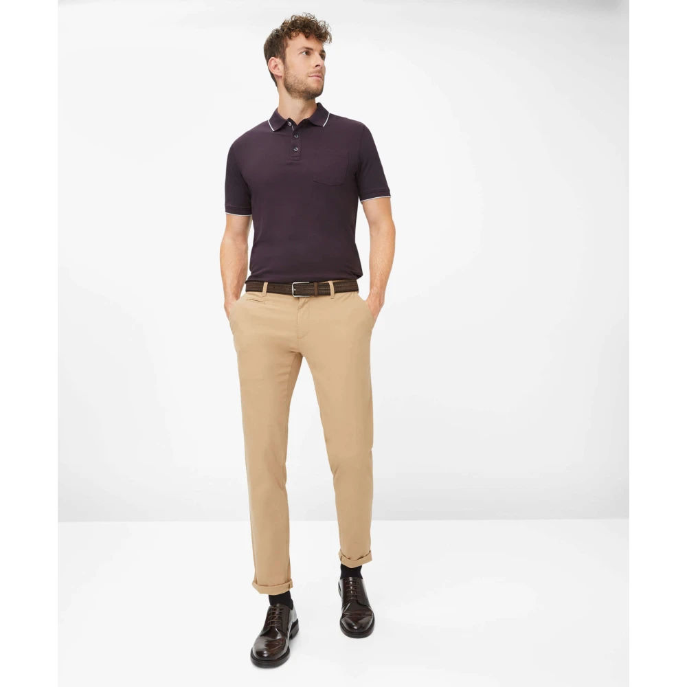 BRAX Slim Chino Style Fabio In Brown Heren