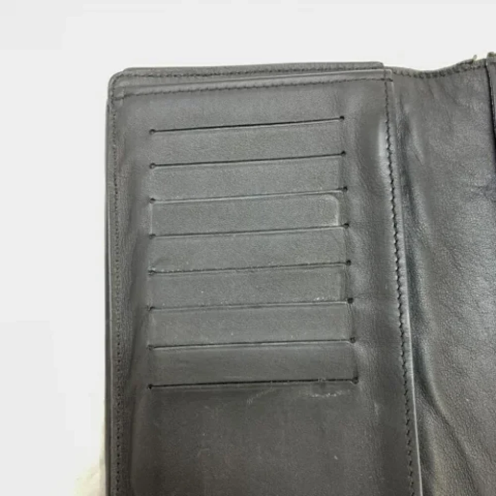Louis Vuitton Vintage Pre-owned Leather wallets Black Heren