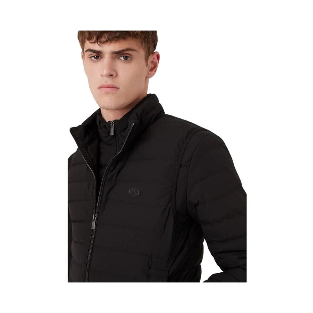 Emporio Armani Stijlvolle Gilet voor Mannen Black Heren