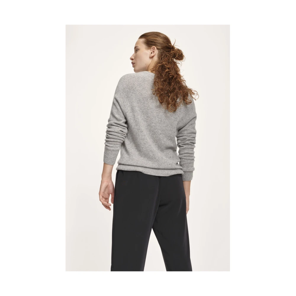 Samsøe Boston o-neck 6304 Knitwear Gray Dames