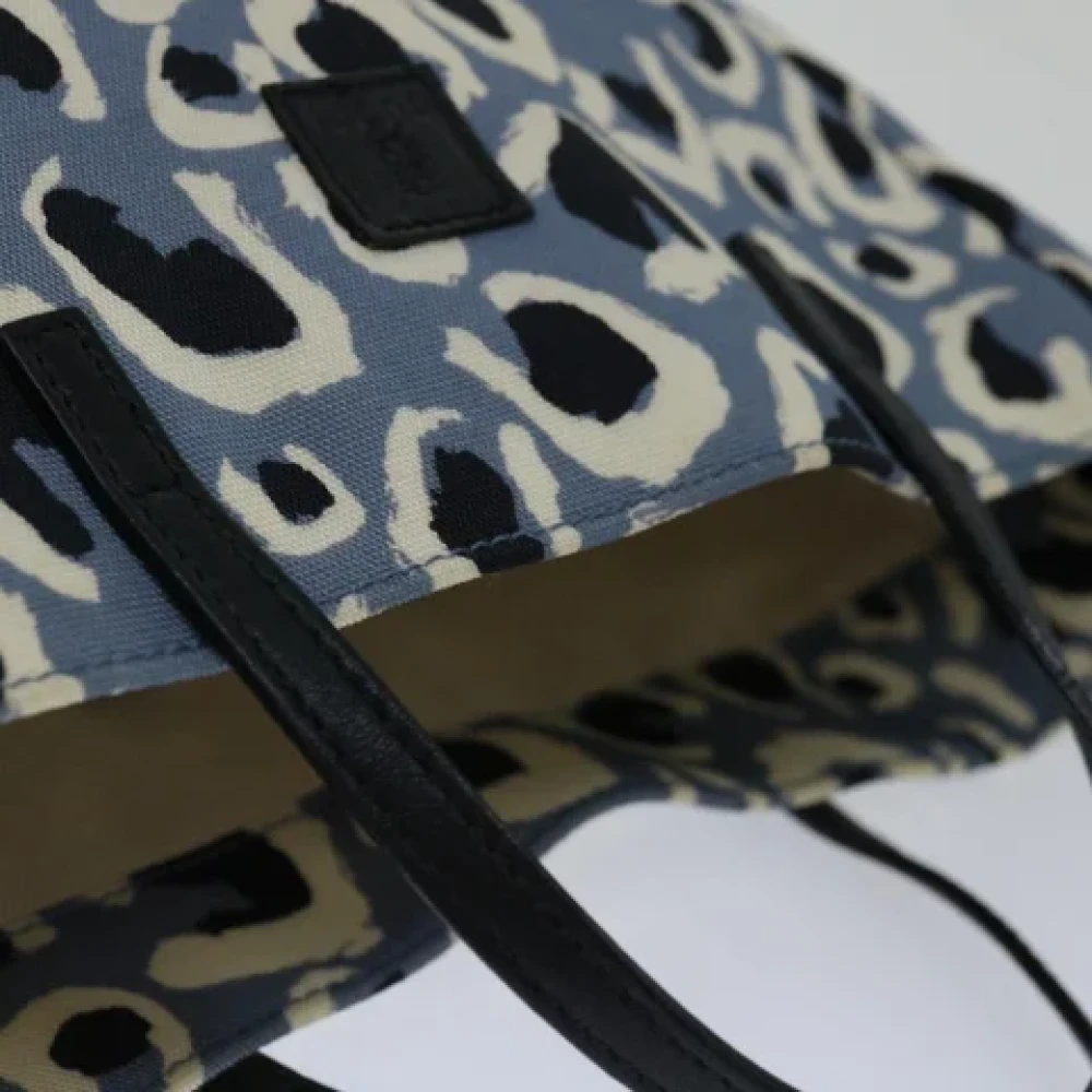Gucci Vintage Pre-owned Canvas handbags Blue Dames