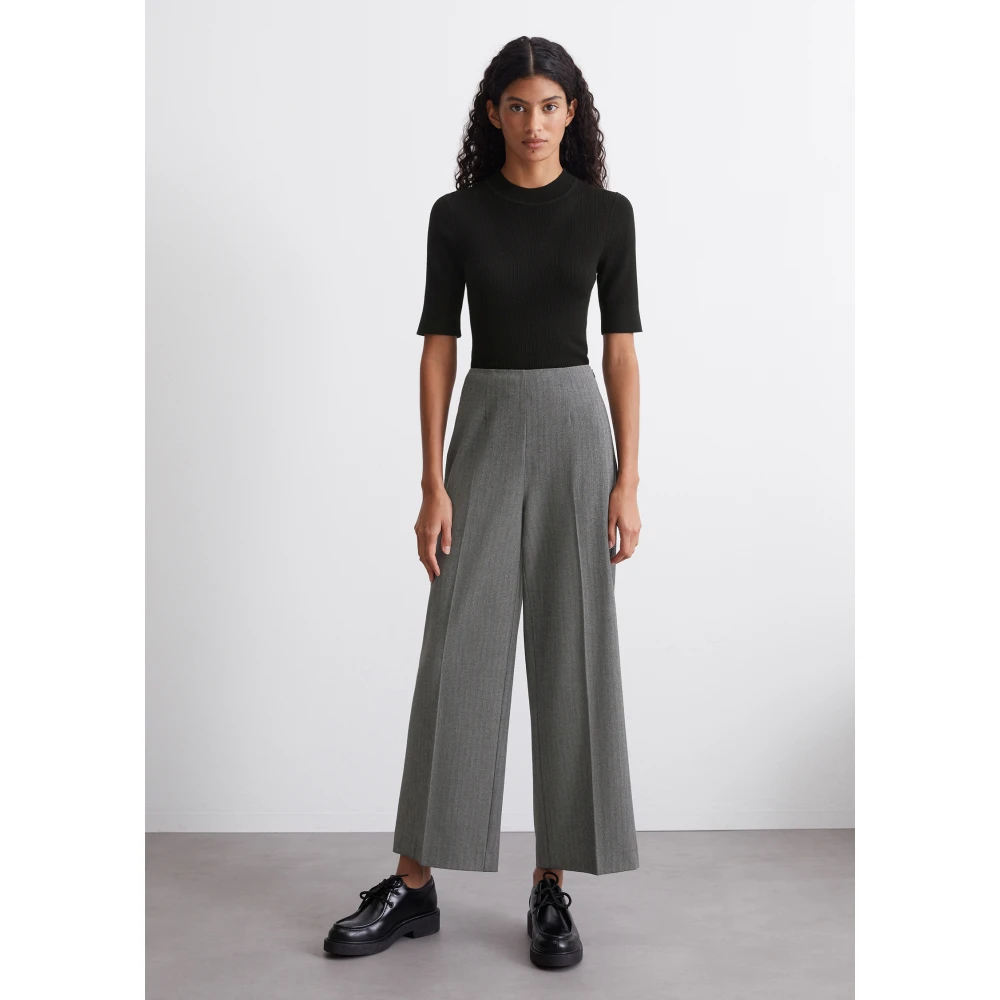 Marc O'Polo Regelmatig patroon culottes Gray Dames