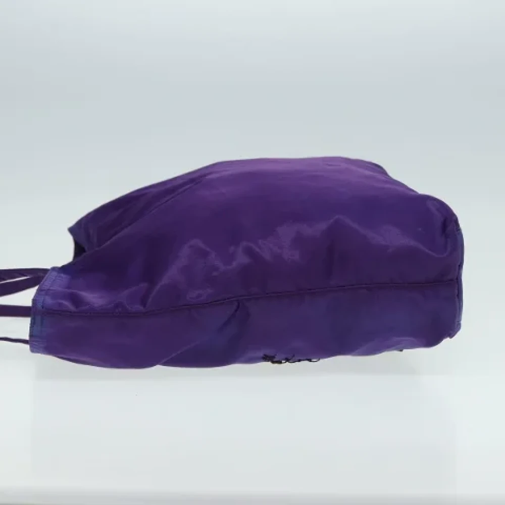 Prada Vintage Pre-owned Nylon totes Purple Dames