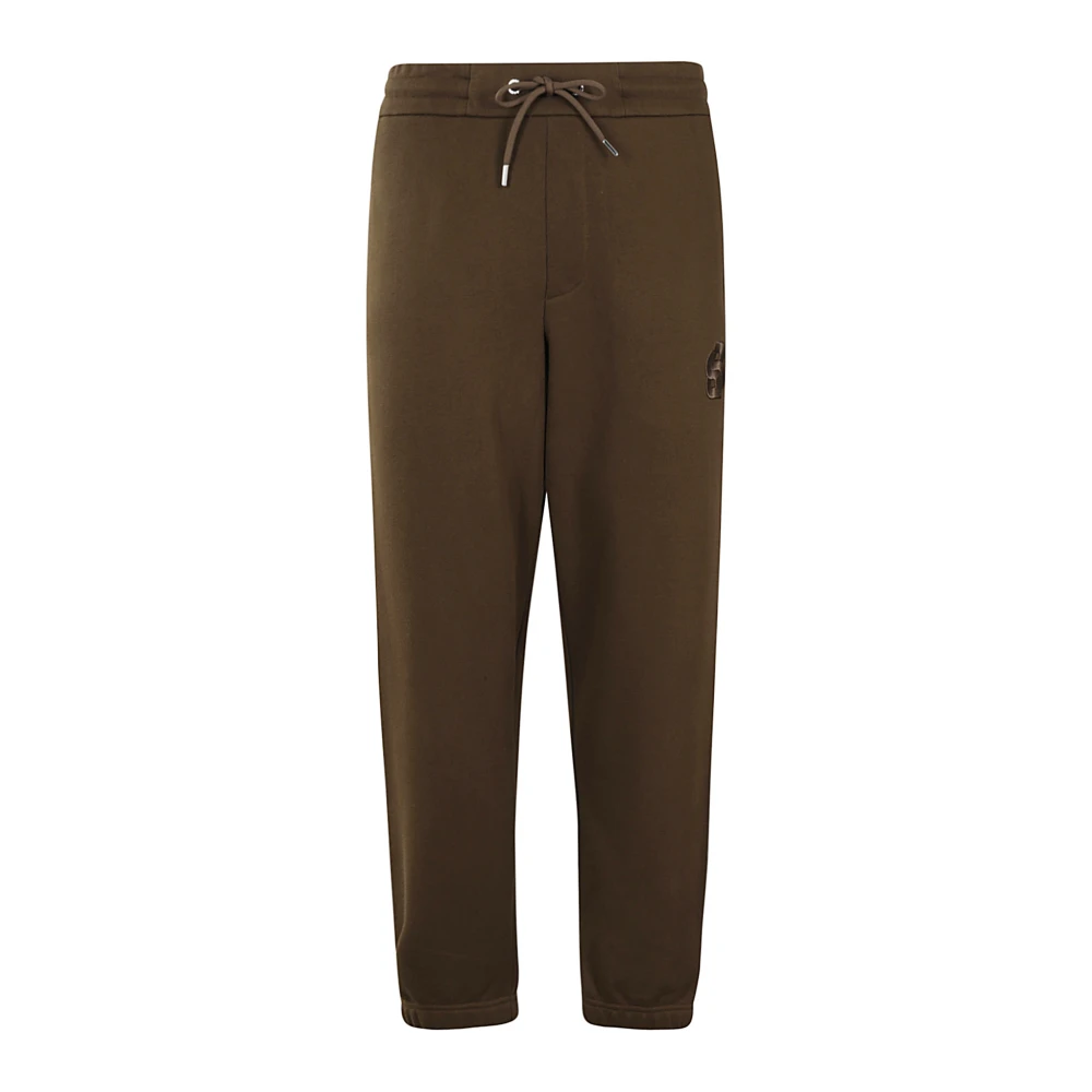 Hugo Boss Elastische Casual Broek Green Heren