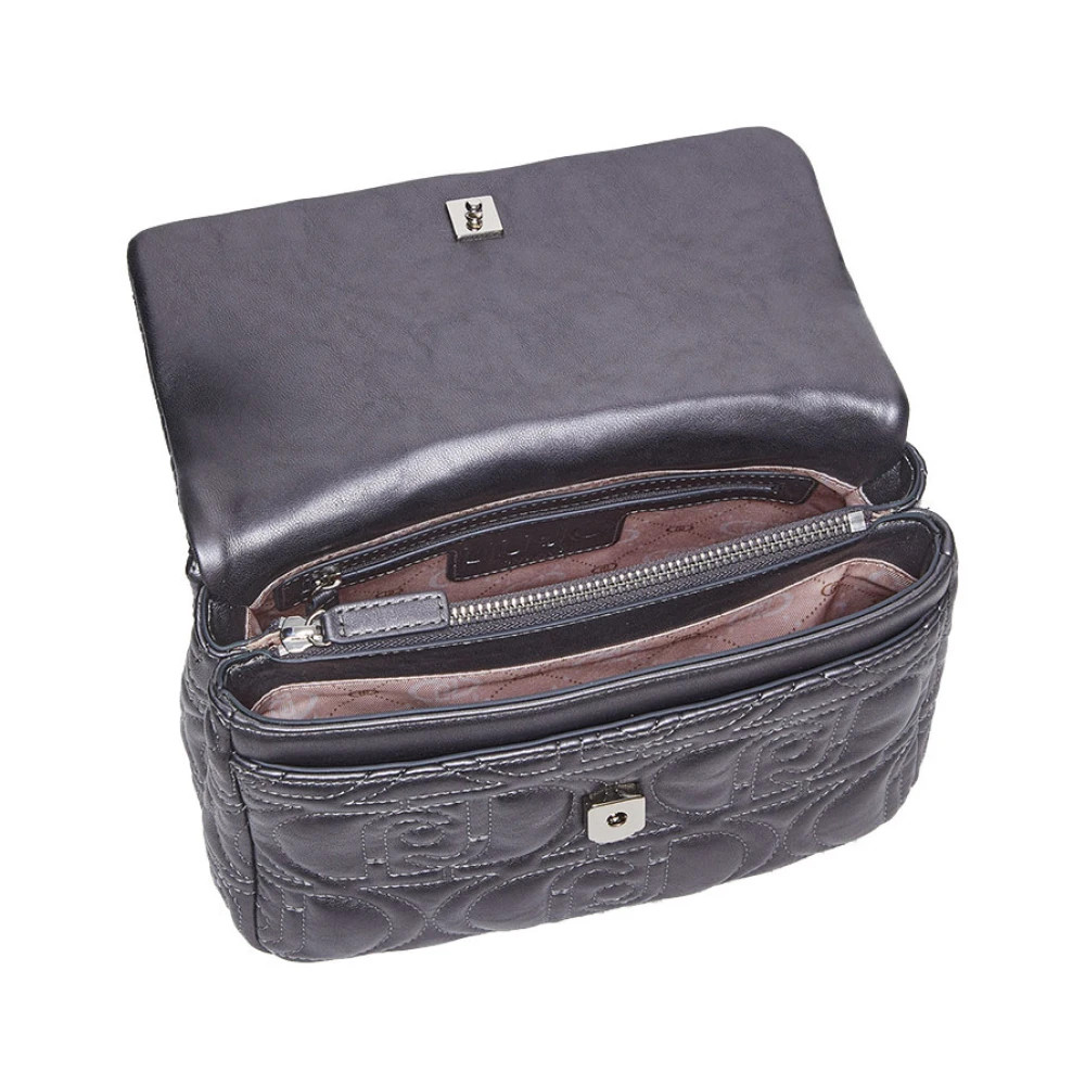 Liu Jo Antraciet Schoudertas Elegant Praktisch Gray Dames