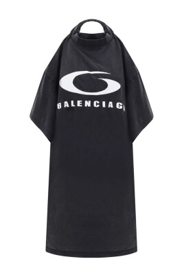 black-dress-with-icon-print