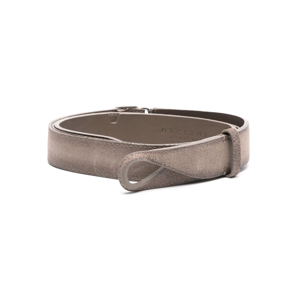 Orciani Homme Gris Accessoires, Taille: One Size Ceinture Sans Boucle