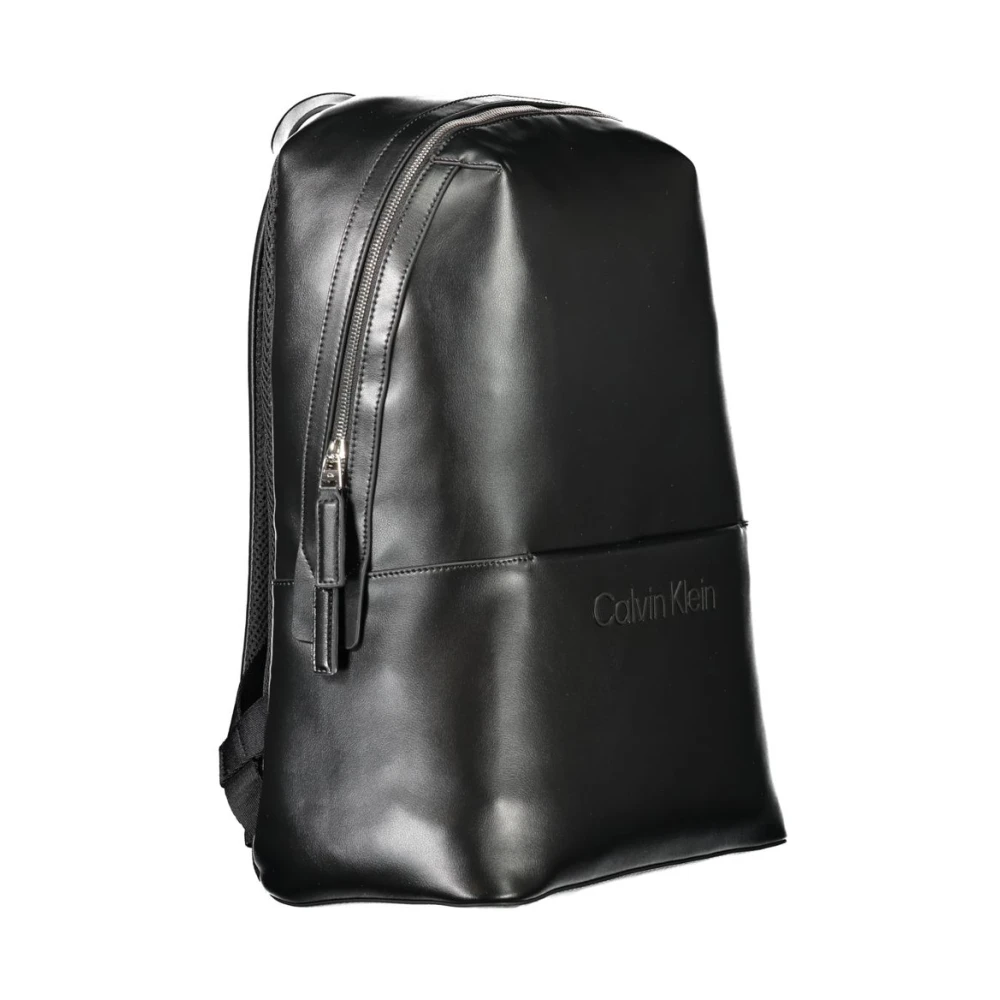 Calvin Klein Zwarte Polyester Rugzak | Ca-33621 Black Heren