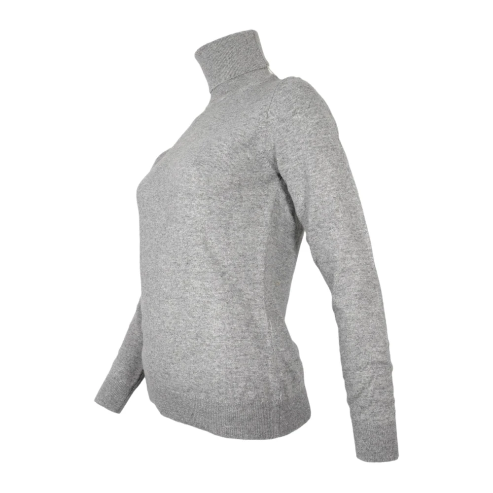 Cashmere Company Grijze Cashmere Dolcevita Trui Gray Dames