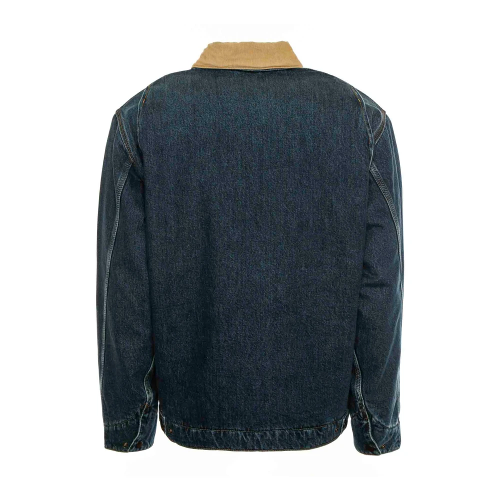 Carhartt WIP Detroit Denim Jack met Gewatteerde Voering Blue Heren