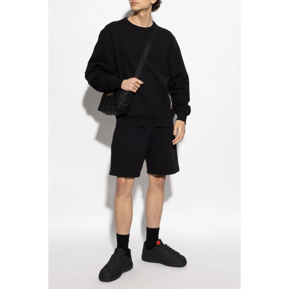 Burberry Katoenen shorts Black Heren
