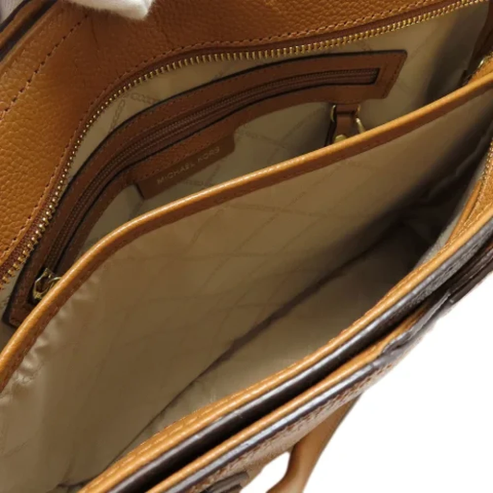 Michael Kors Pre-owned Fabric totes Brown Dames