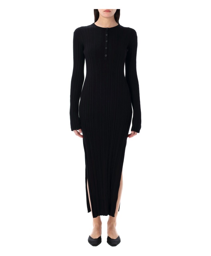 elegant-long-knit-dress