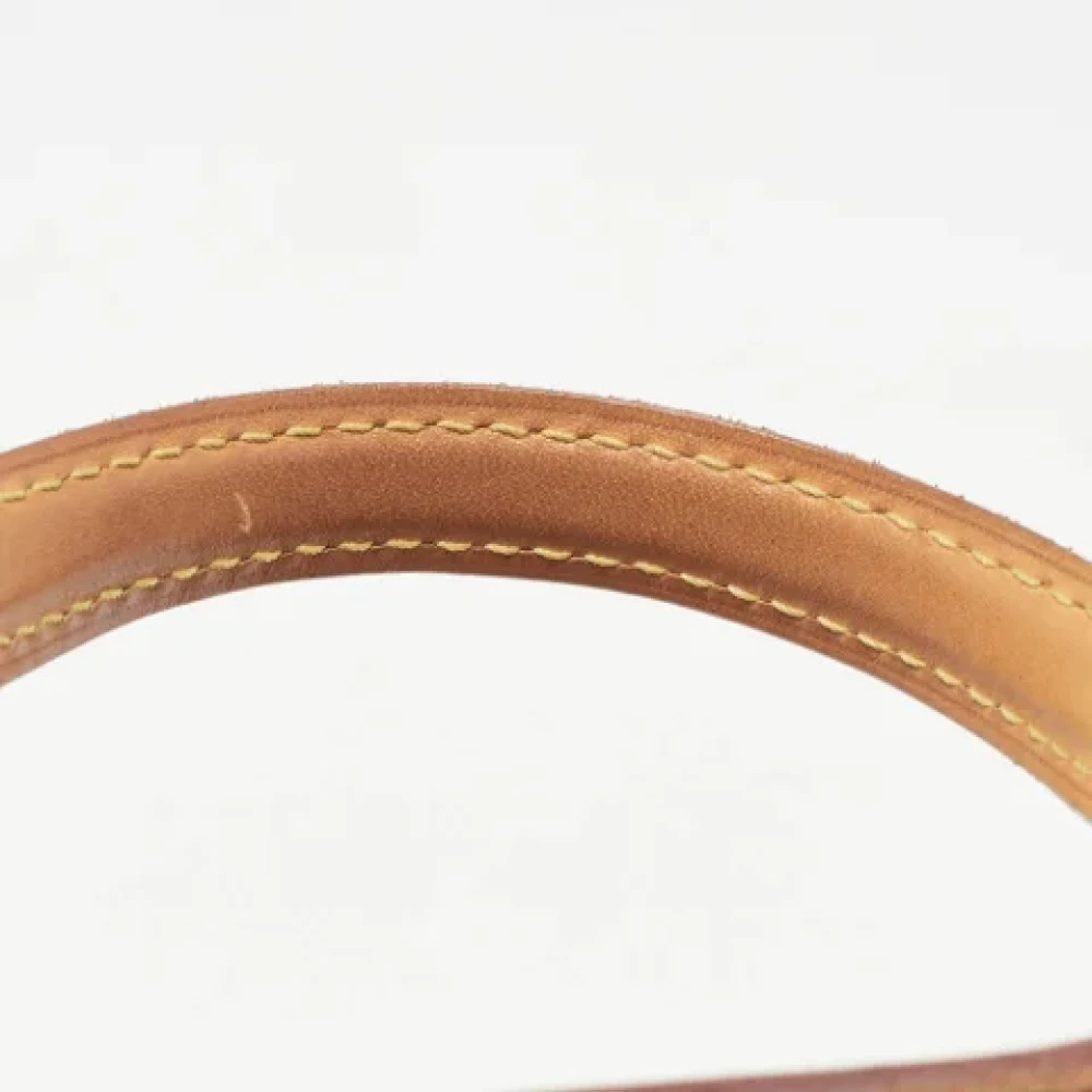 Louis Vuitton Vintage Pre-owned Leather pouches Yellow Dames