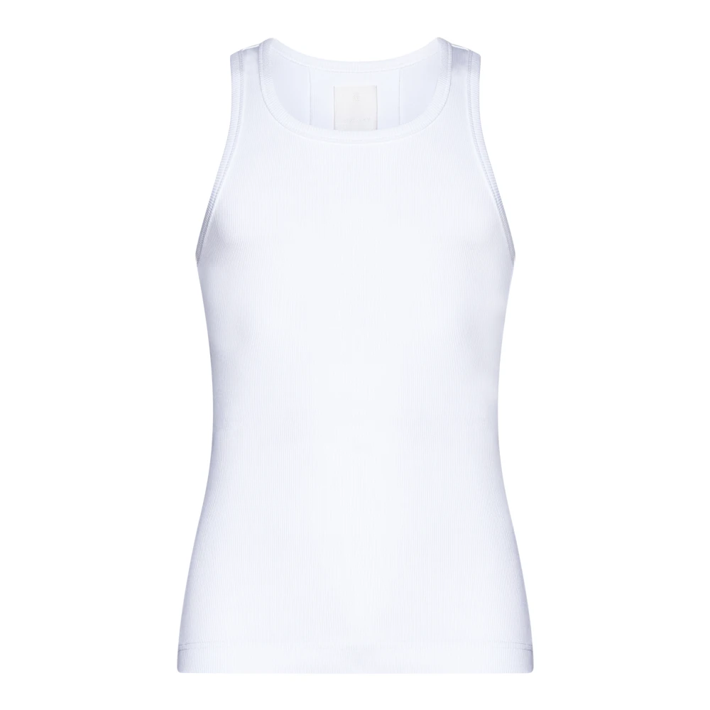 Givenchy Witte Mouwloze Slim Fit Tanktop White Heren