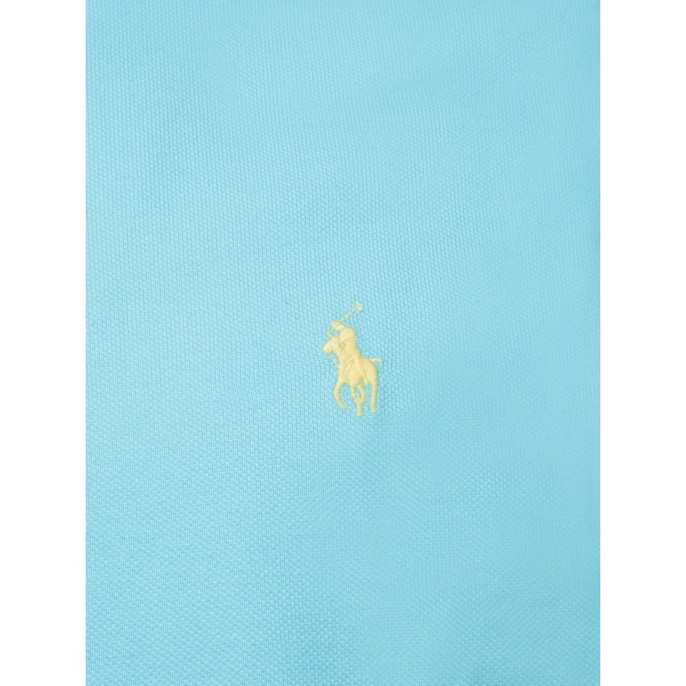 Polo Ralph Lauren Hemelsblauw Piquet Poloshirt Blue Heren