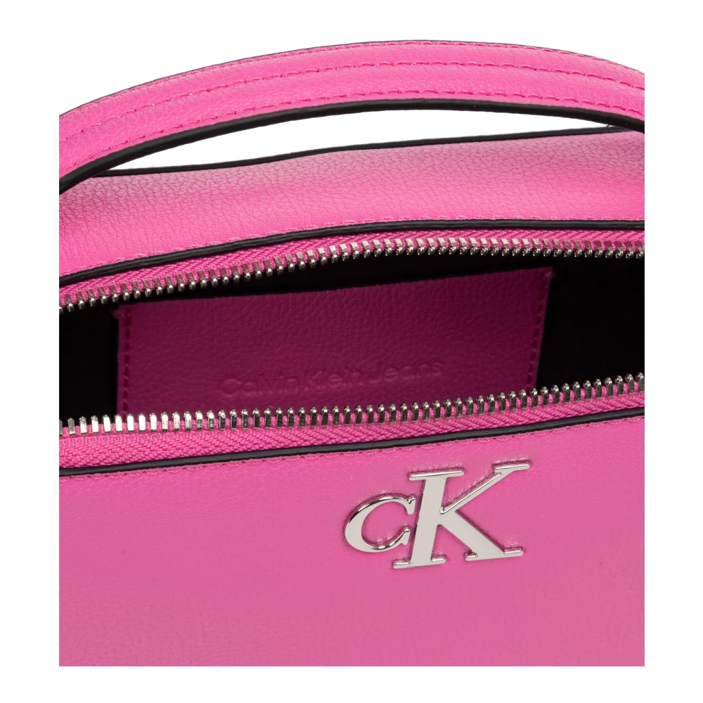 Calvin Klein Jeans Crossbody Tas met Verstelbare Band Pink Dames