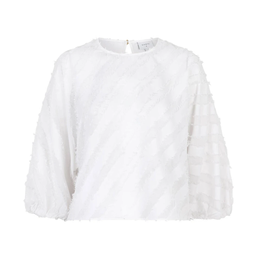 Dante 6 Ballonmouw Top Giana Stijl White Dames