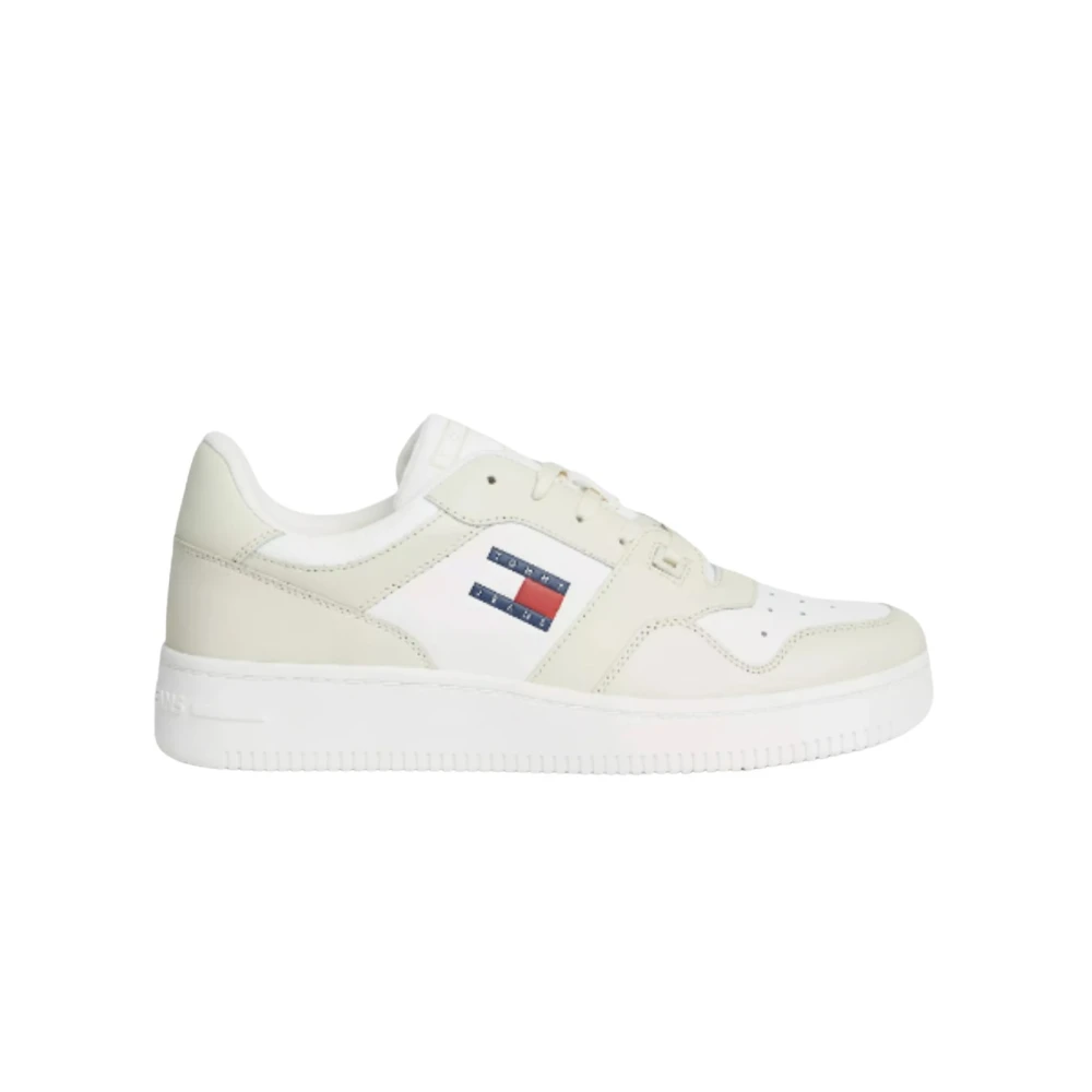 Tommy Hilfiger Men's White Sneakers,, Casual Trainers For And Wo Size 6 Uk