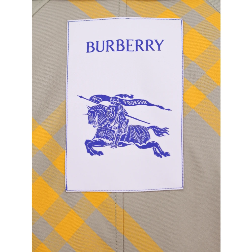 Burberry Multicolor Omkeerbare Katoenen Jas Multicolor Heren