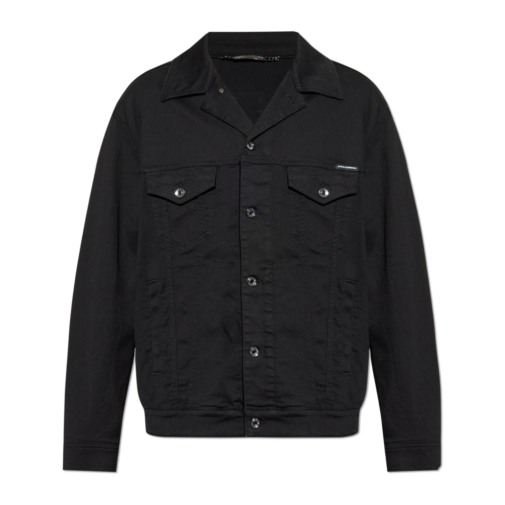 Dolce & Gabbana Denim jas Black Heren