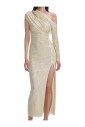 robe-midi-jaune-avec-strass-et-fente-laterale