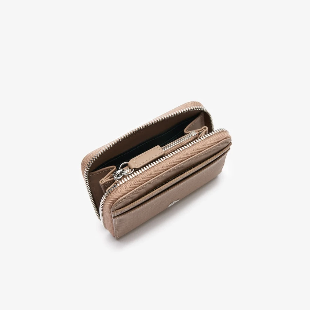 Lacoste Daily City Portemonnee met Kaartsleuven Beige Dames