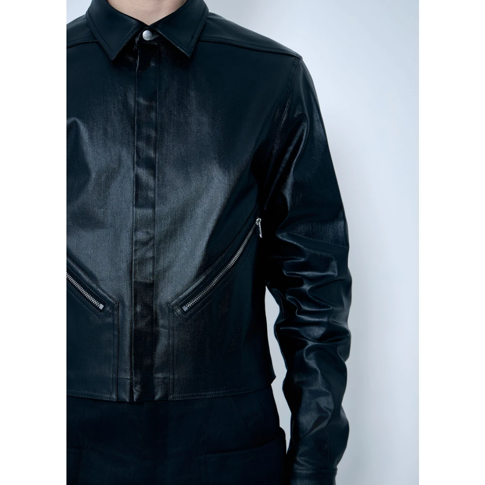 Rick Owens Panel Construction Jacket Black Heren