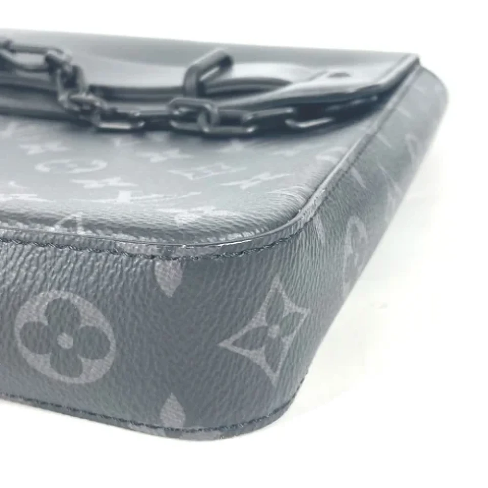 Louis Vuitton Vintage Pre-owned Cotton wallets Black Dames