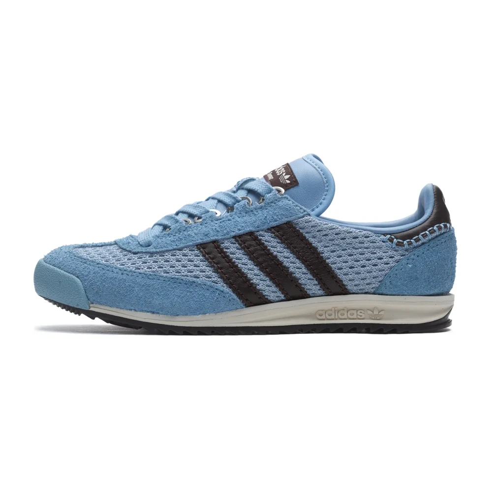 Adidas Blue Skateboarding, Female, 2 1/2 Uk, Sl76 Ash Trainers