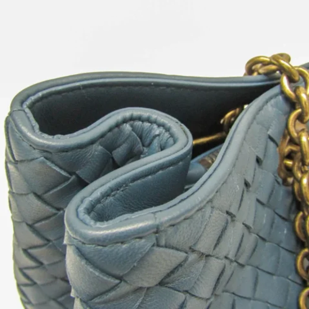 Bottega Veneta Vintage Pre-owned Leather totes Green Dames
