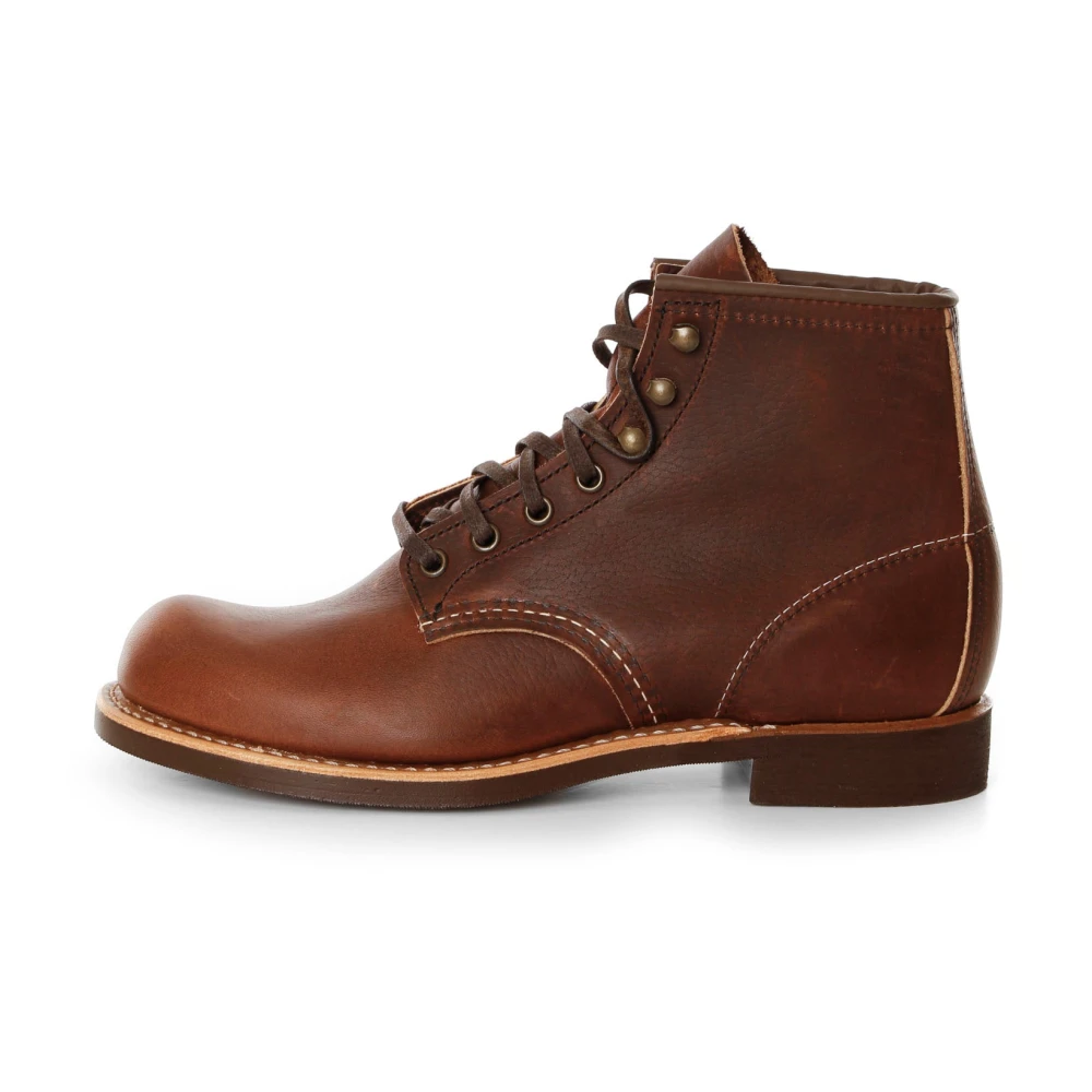 Red Wing Shoes Brown Lace-Up Boots - Male - Lace-Up Boots - 10 Uk - Shoes