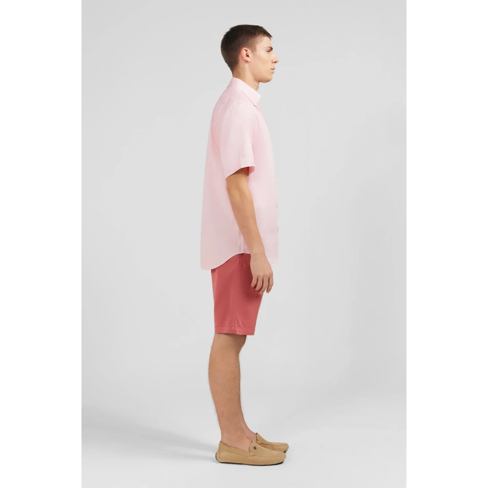 Eden Park Overhemd Sport Pink Heren