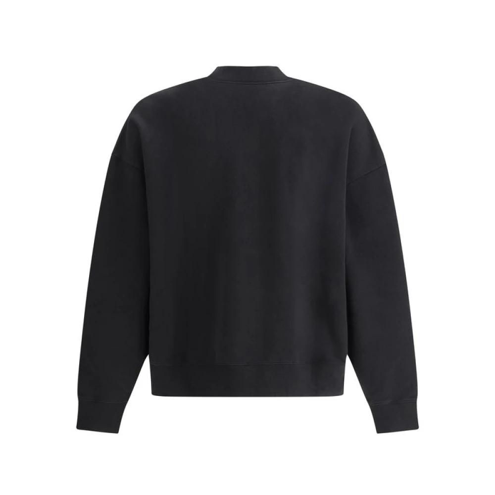 Palm Angels Iconisch Monogram Sweatshirt Black Heren