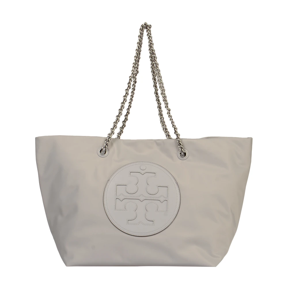 TORY BURCH Ella Chain Tote Tas Gray Dames