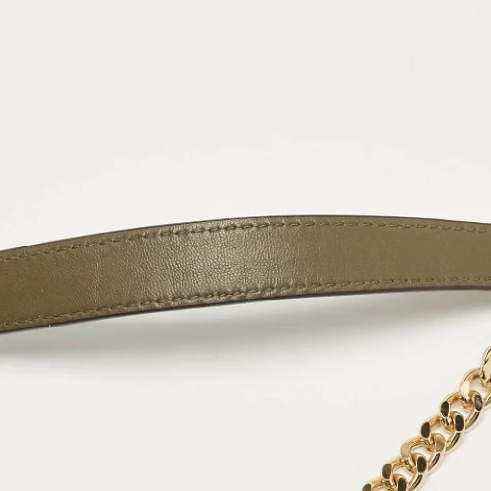 Michael Kors Pre-owned Leather shoulder-bags Green Dames
