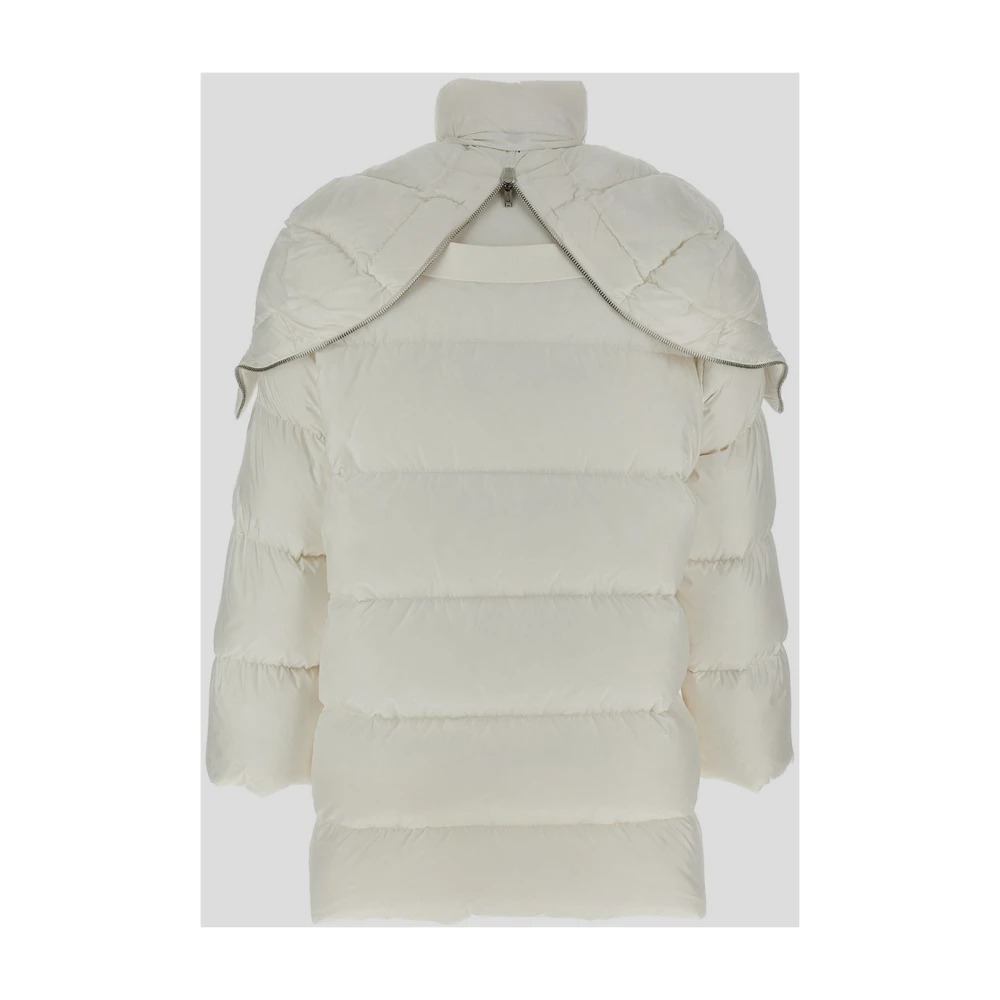 Moncler Polyester Cyclopic Jas White Heren