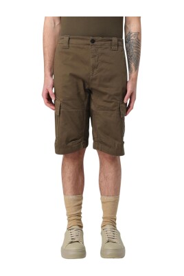 khaki-cargo-shorts-with-pockets