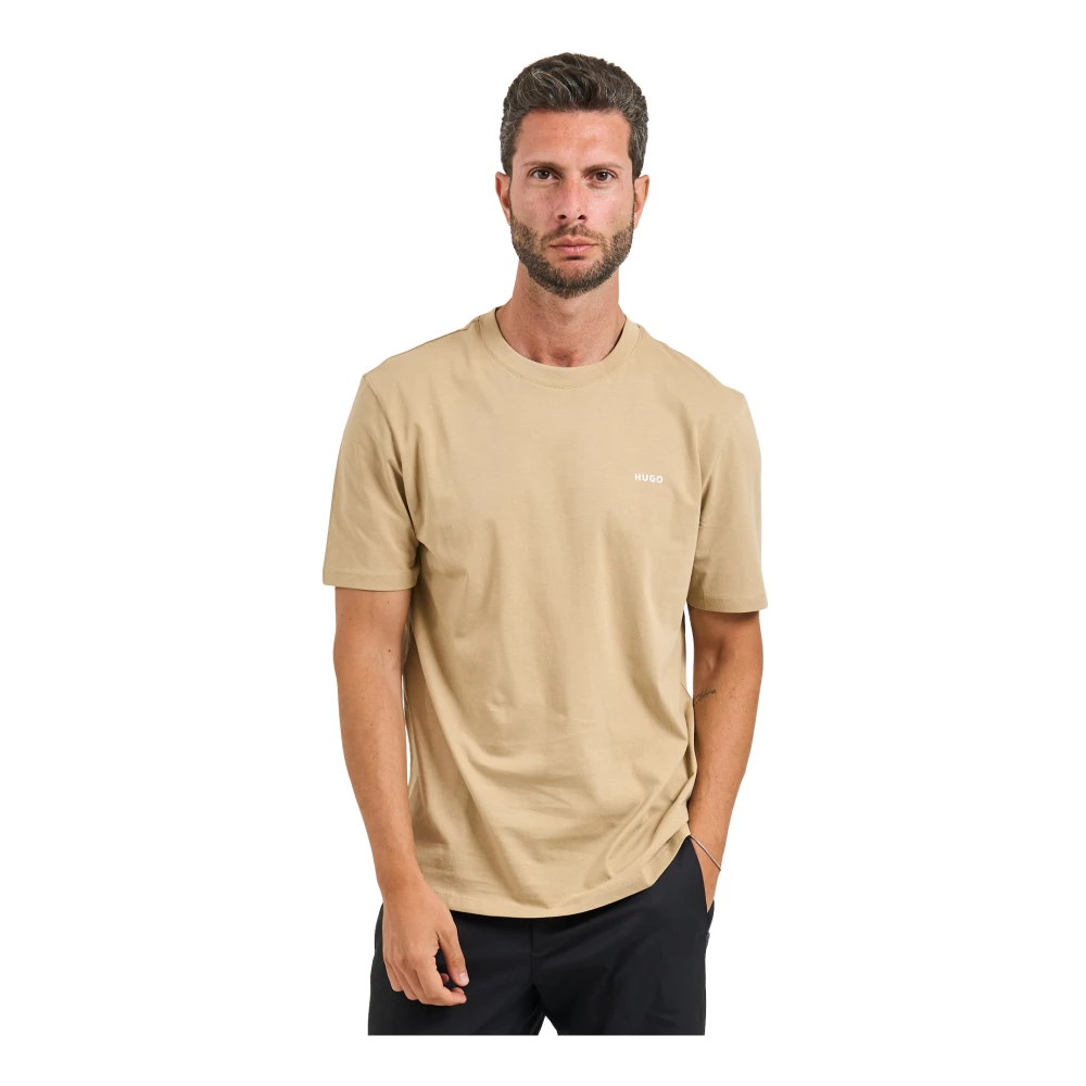 Hugo - Tops > T-Shirts - Beige - Hugo - Modalova
