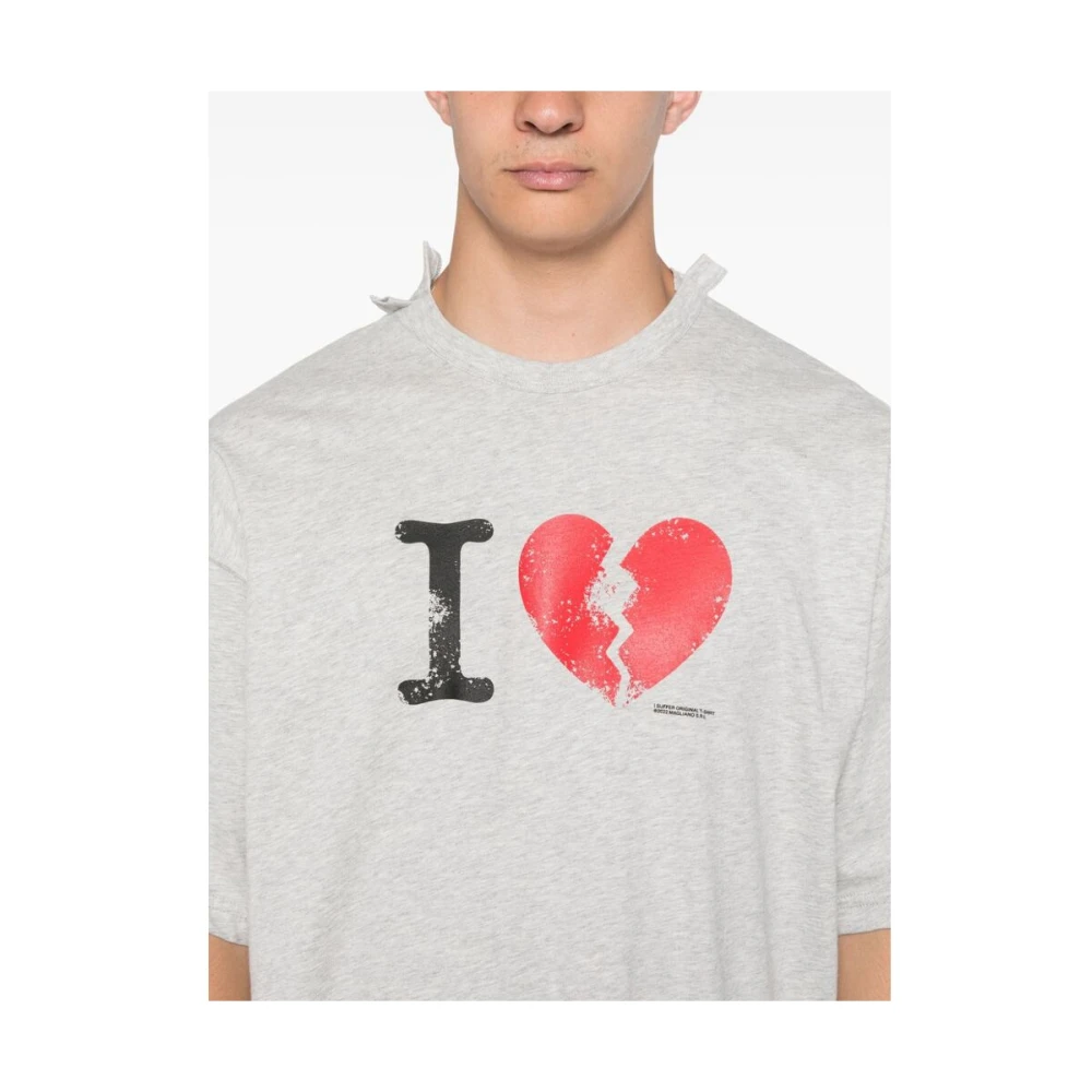 Magliano Grafische Print T-shirt met Ronde Hals Gray Heren