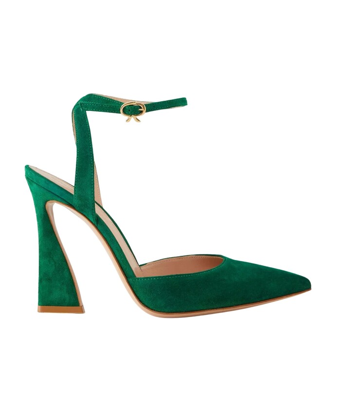escarpins-en-daim-vert