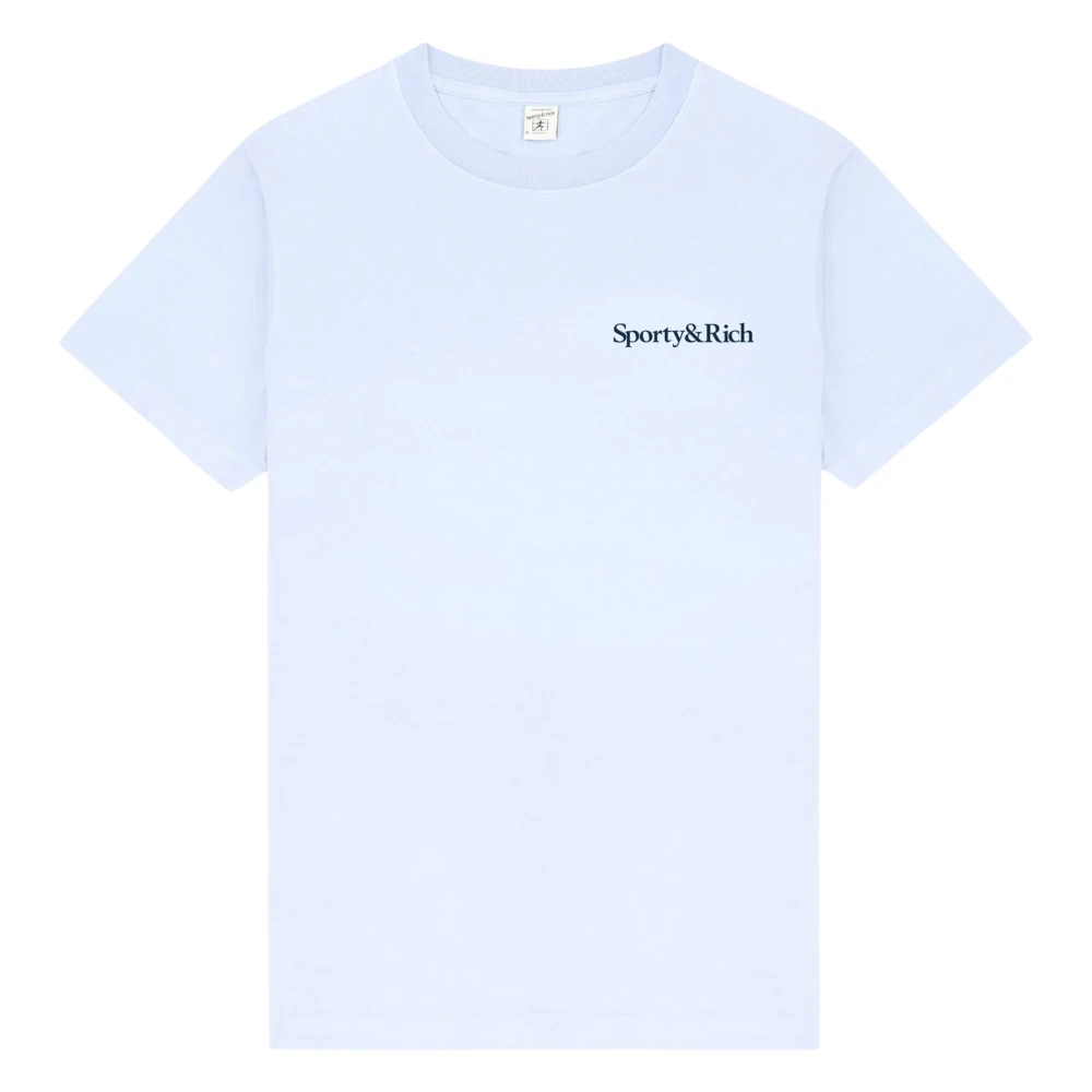 Sporty & Rich Unisex Kids Blue Kids Short Sleeve T-Shirts, 6 Y, Play Tennis T-Shirt
