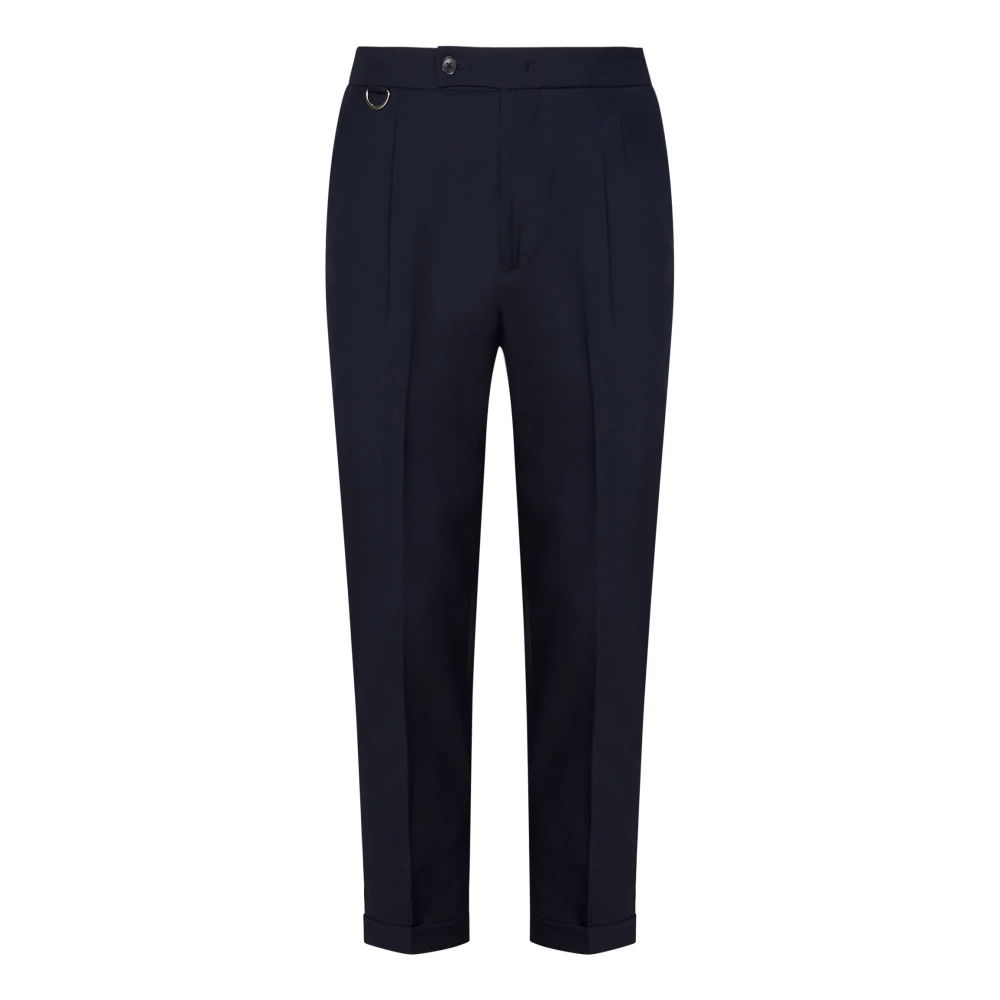 Low Brand Slim-fit Trousers Blue Heren