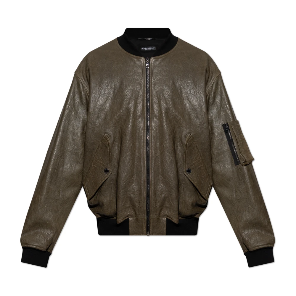 Dolce & Gabbana Jas type bomber Green Heren