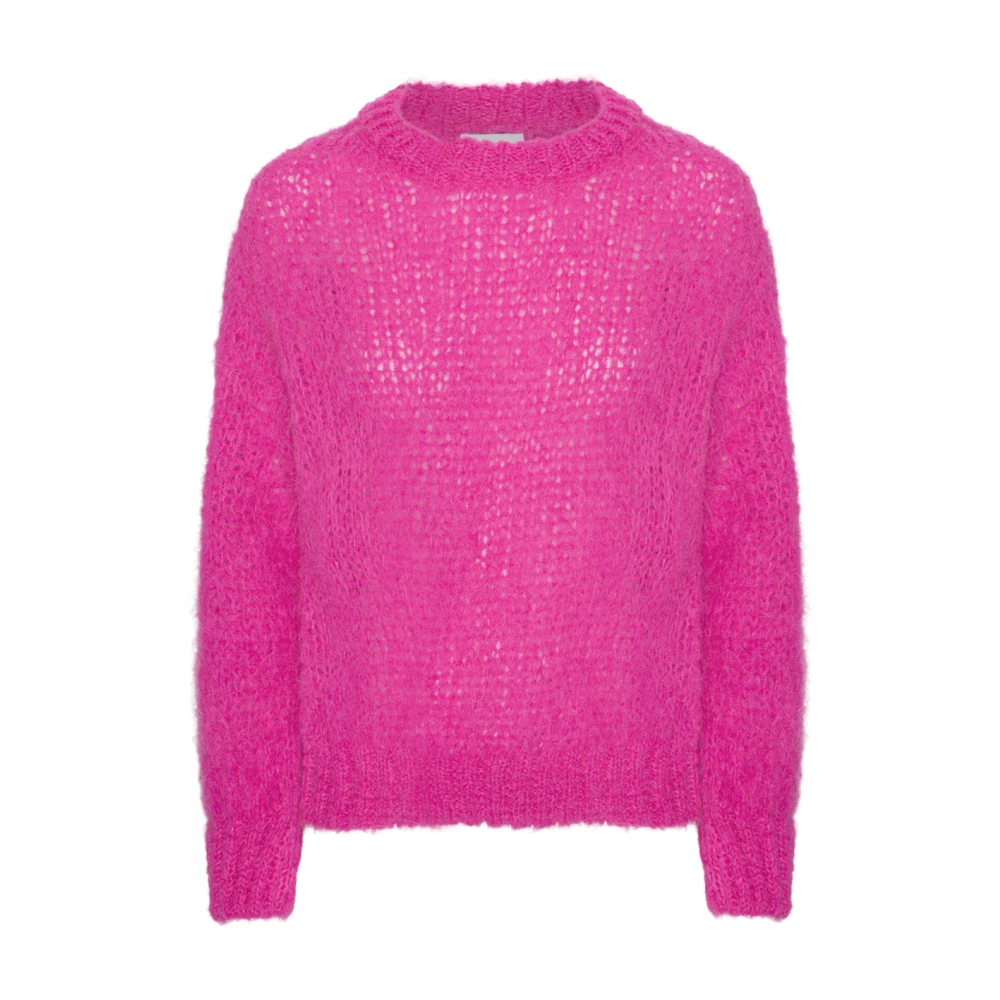 American Dreams Zachte Alpaca Trui Neon Roze Pink Dames