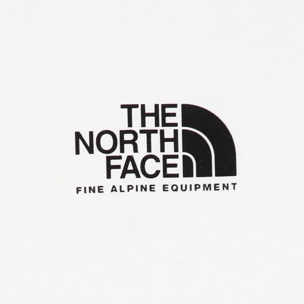 The North Face Alpine Tee 3 Wit Zwart Heren T-shirt White Heren