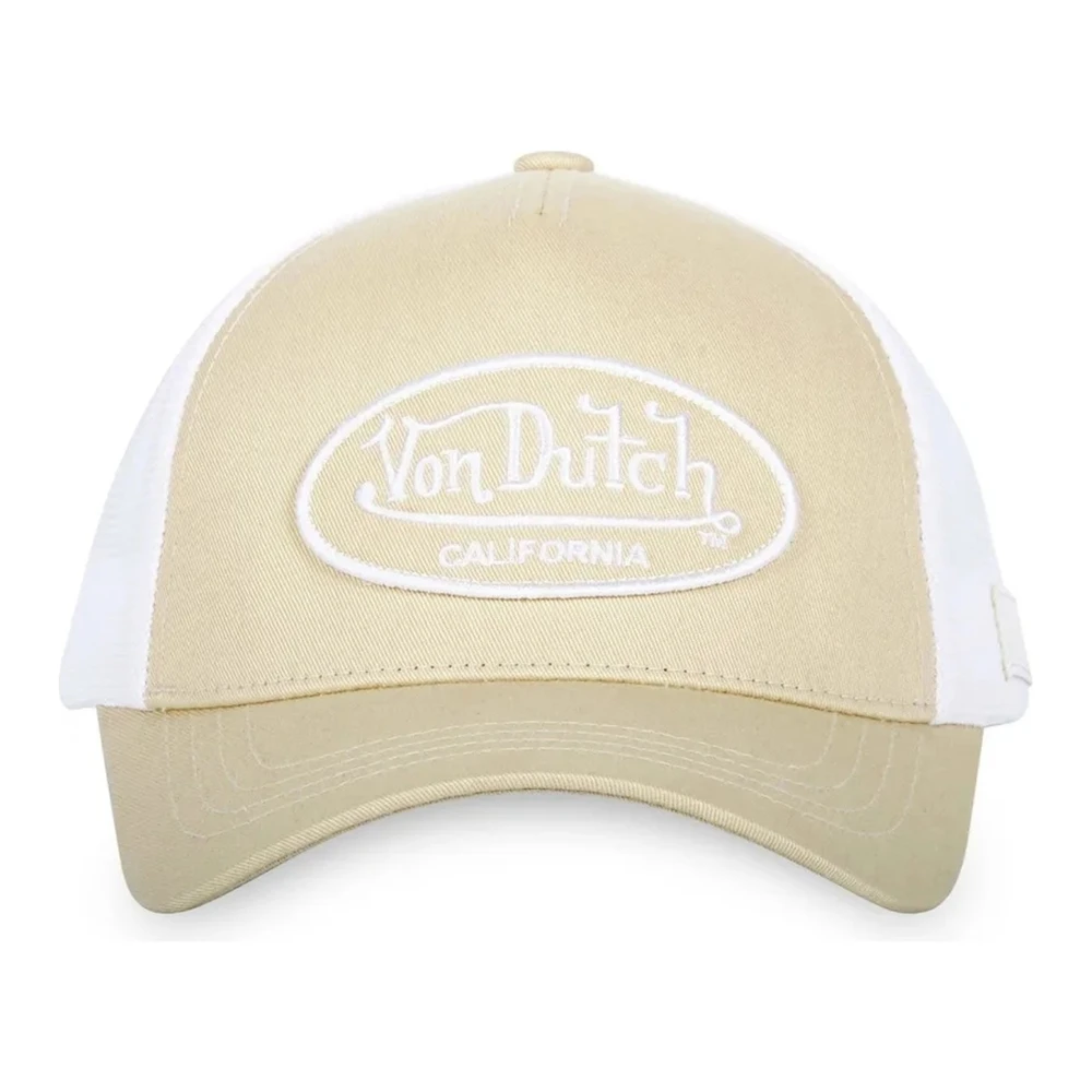 Von Dutch Beige Trucker Cap met Lof B14 Stijl Beige Heren