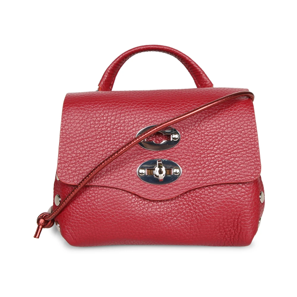 Zanellato Femme Rouge - Cuir Grainé Compact - Sacs - Taille: One Size